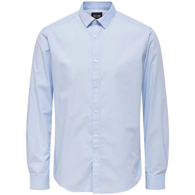 Overhemd only & sons model 22015472-blue voor mannen