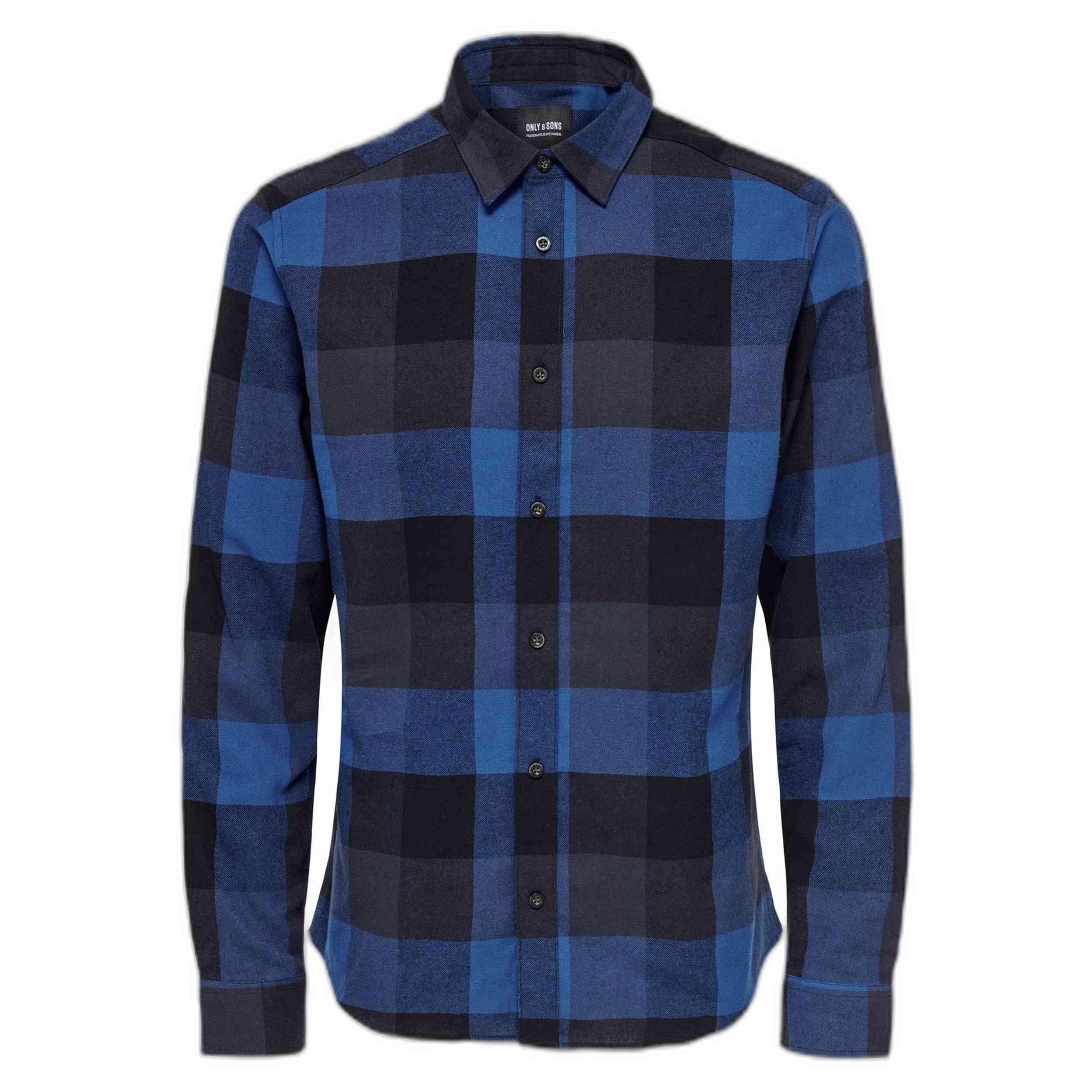 Camicia Only & sons modello 22020301-TRUEBLUE per uomini 3/5