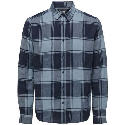 Overhemd only & sons model 22007112-flintstonebigdark voor mannen