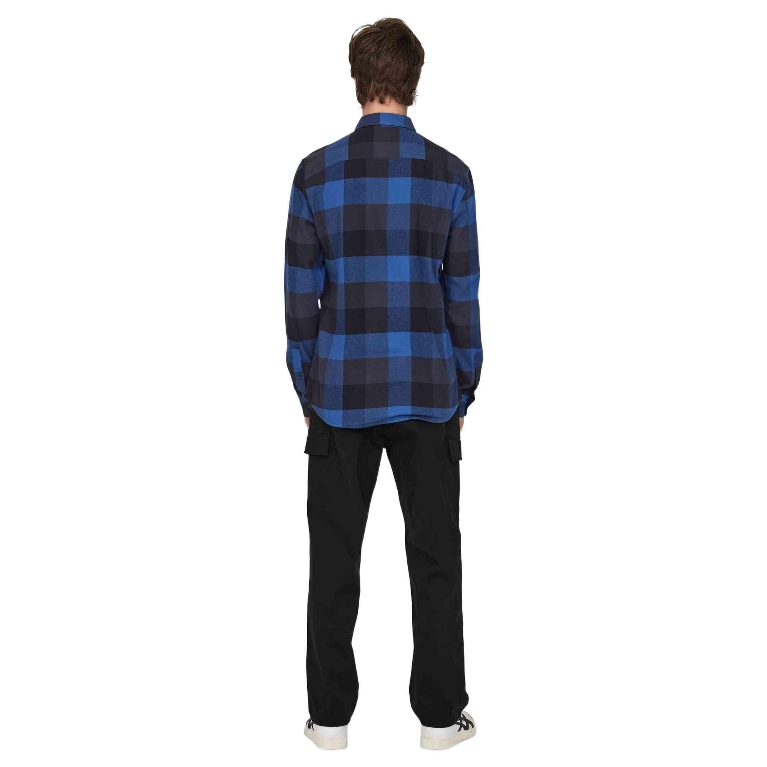 Camicia Only & sons modello 22020301-TRUEBLUE per uomini 2/5