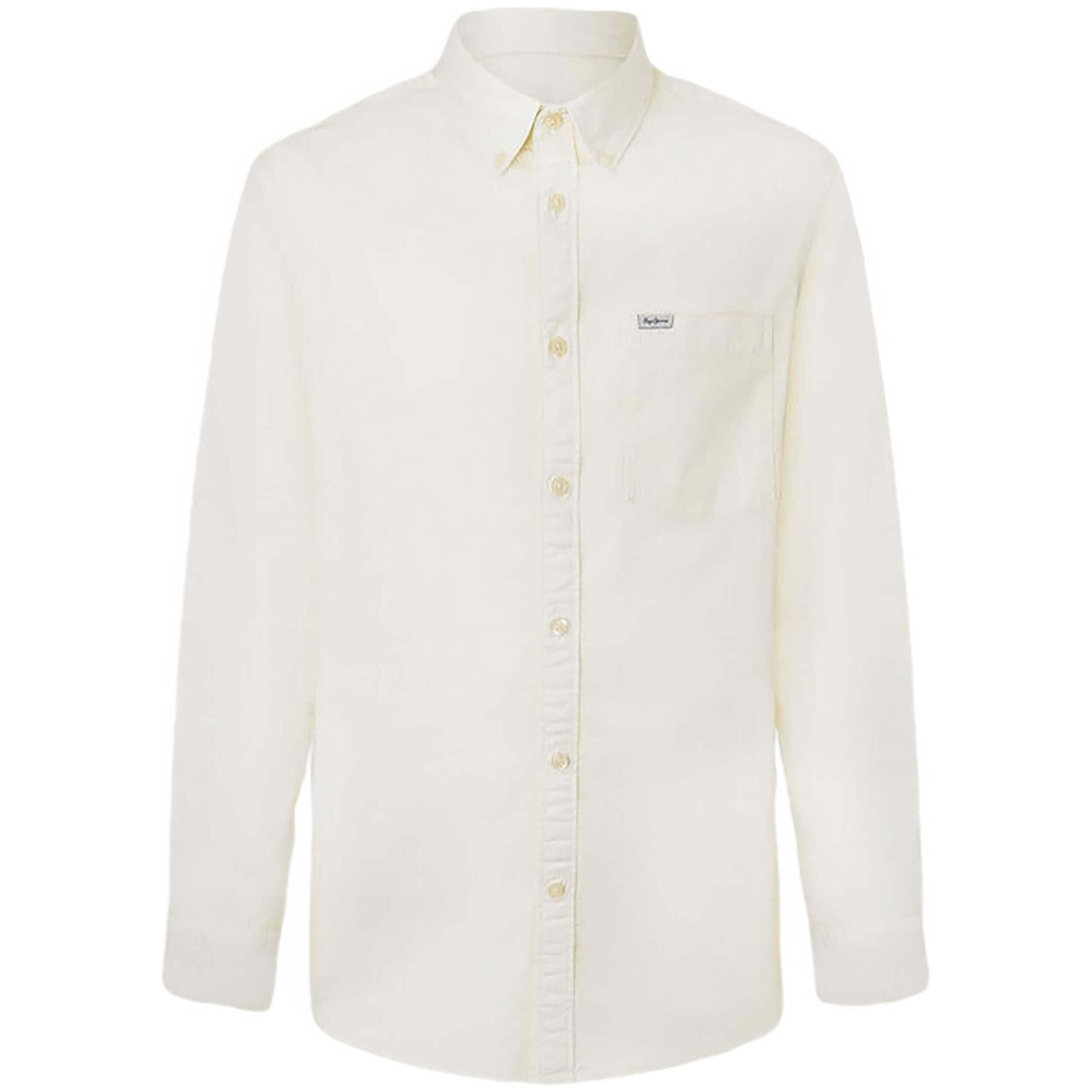Pepe Jeans - Chemise Pepe Jeans Modèle Pm308215-804 Pour Homme - Surchemise - Blanc - Decathlon