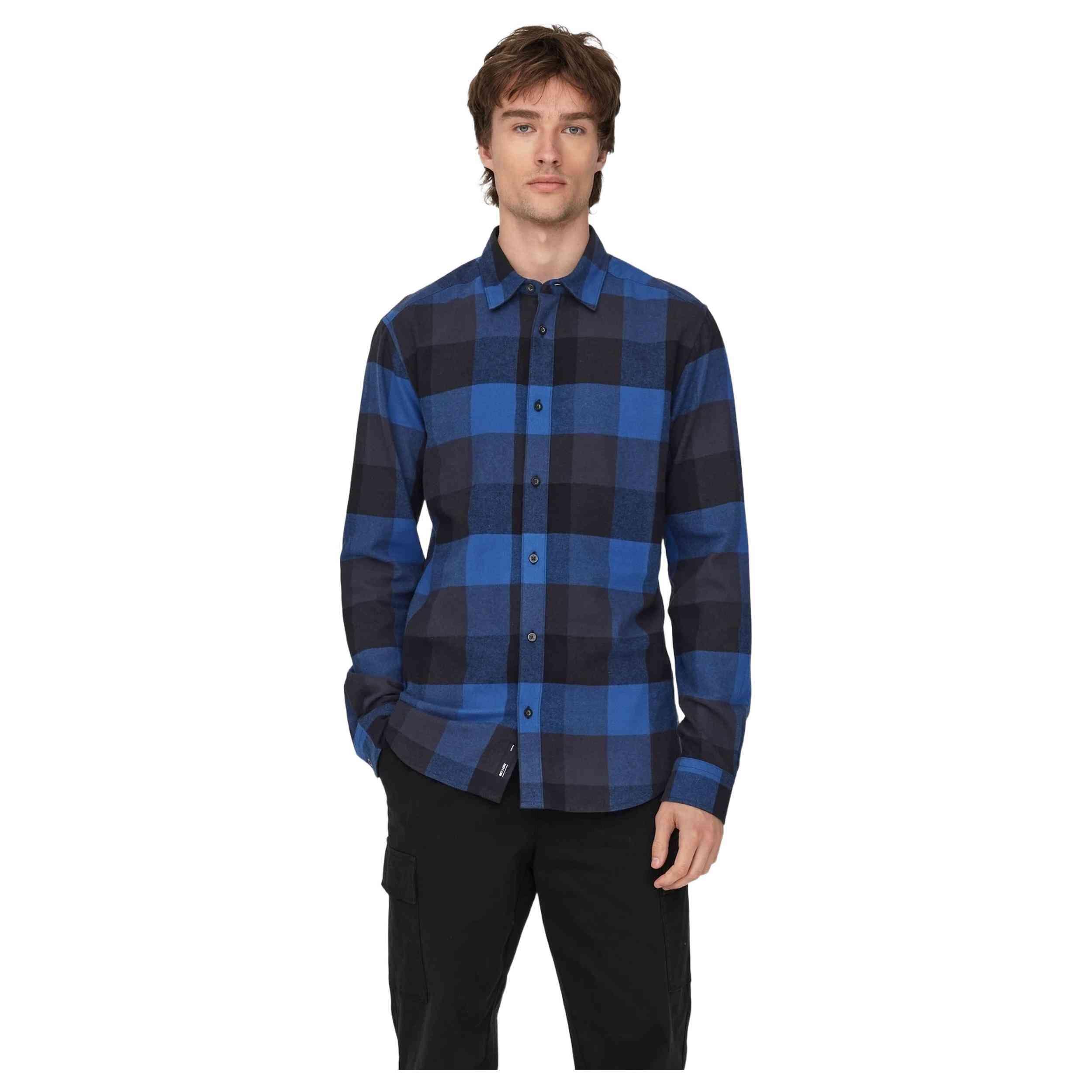 Camicia Only & sons modello 22020301-TRUEBLUE per uomini 1/5