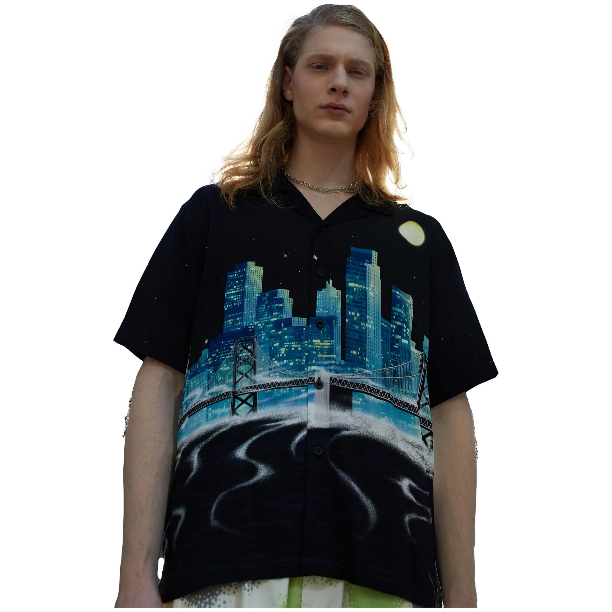 Chemise Huf modèle BU00165 pour homme 1/6