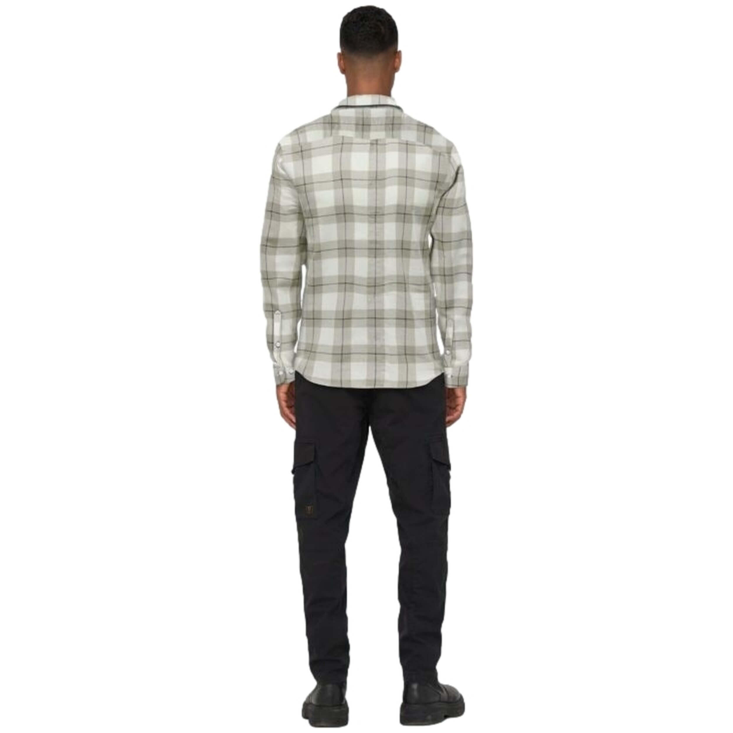 Camisa Only & sons modelo 22024489-ANTIQUE para homem 4/4