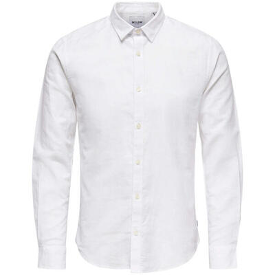 Overhemd only & sons model 22012321-white voor mannen