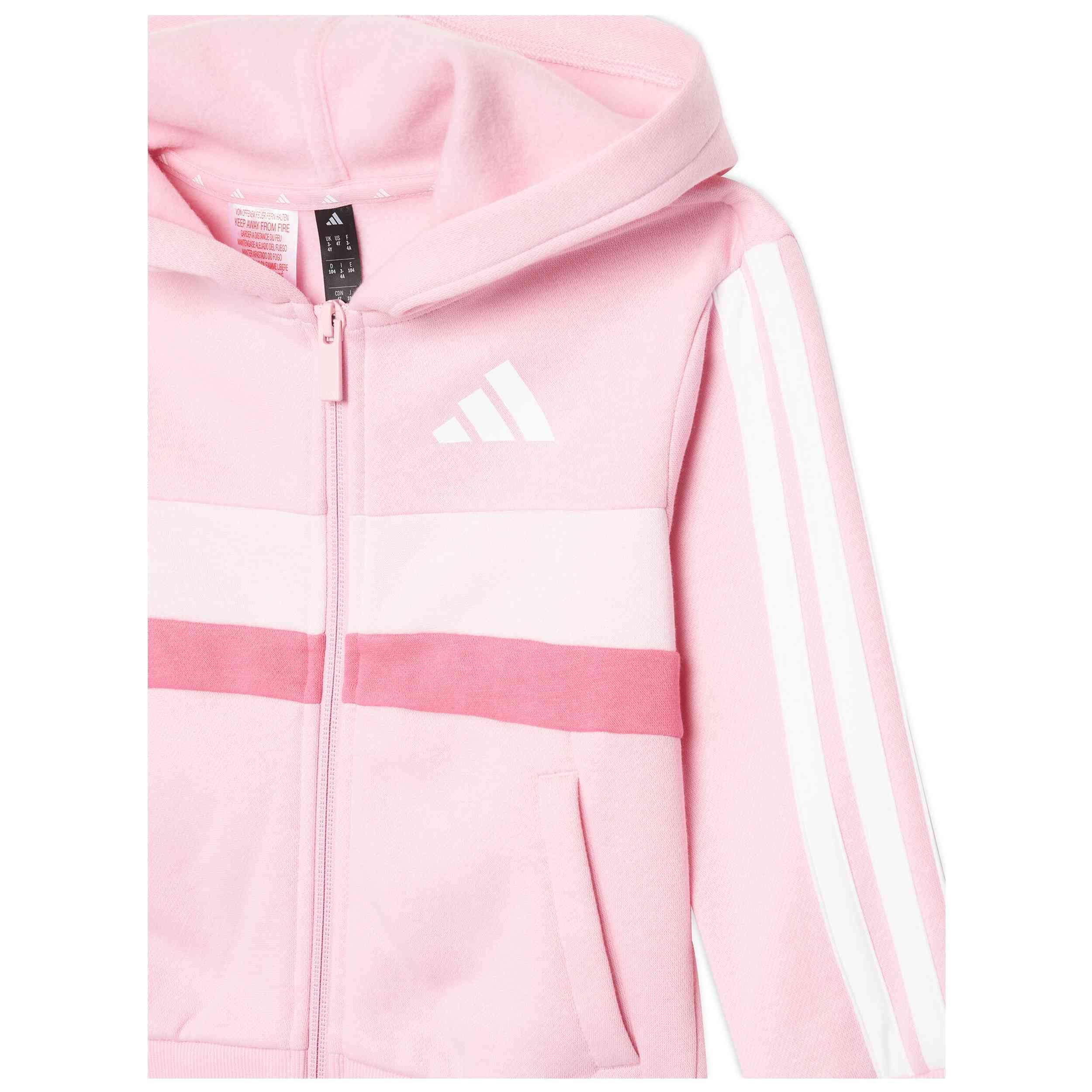 Fato de treino completo Adidas modelo JI6206 para garotas 4/5