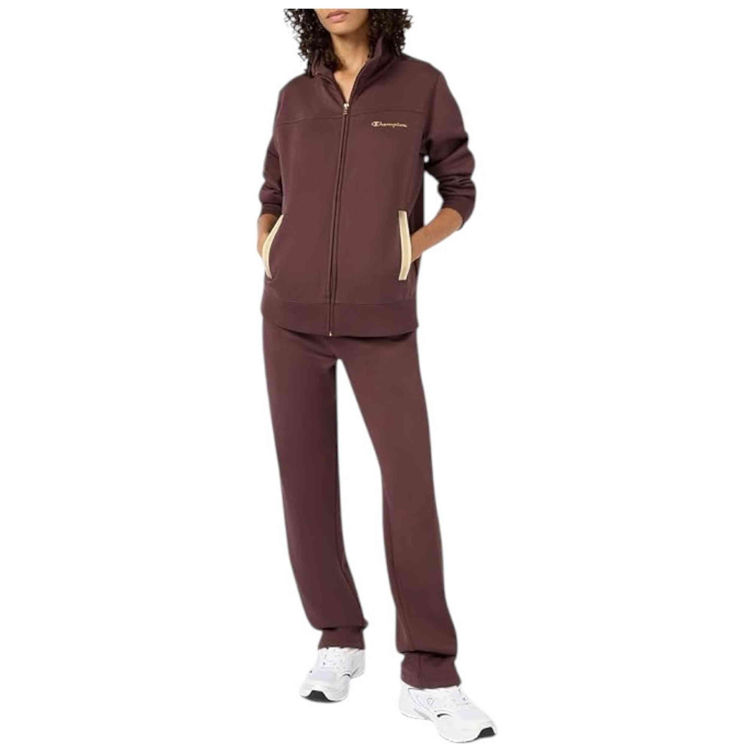 Champion - Survêtement Complet Champion Modèle 118290-ms571 Pour Femmes - Survêtement - Marron - Decathlon