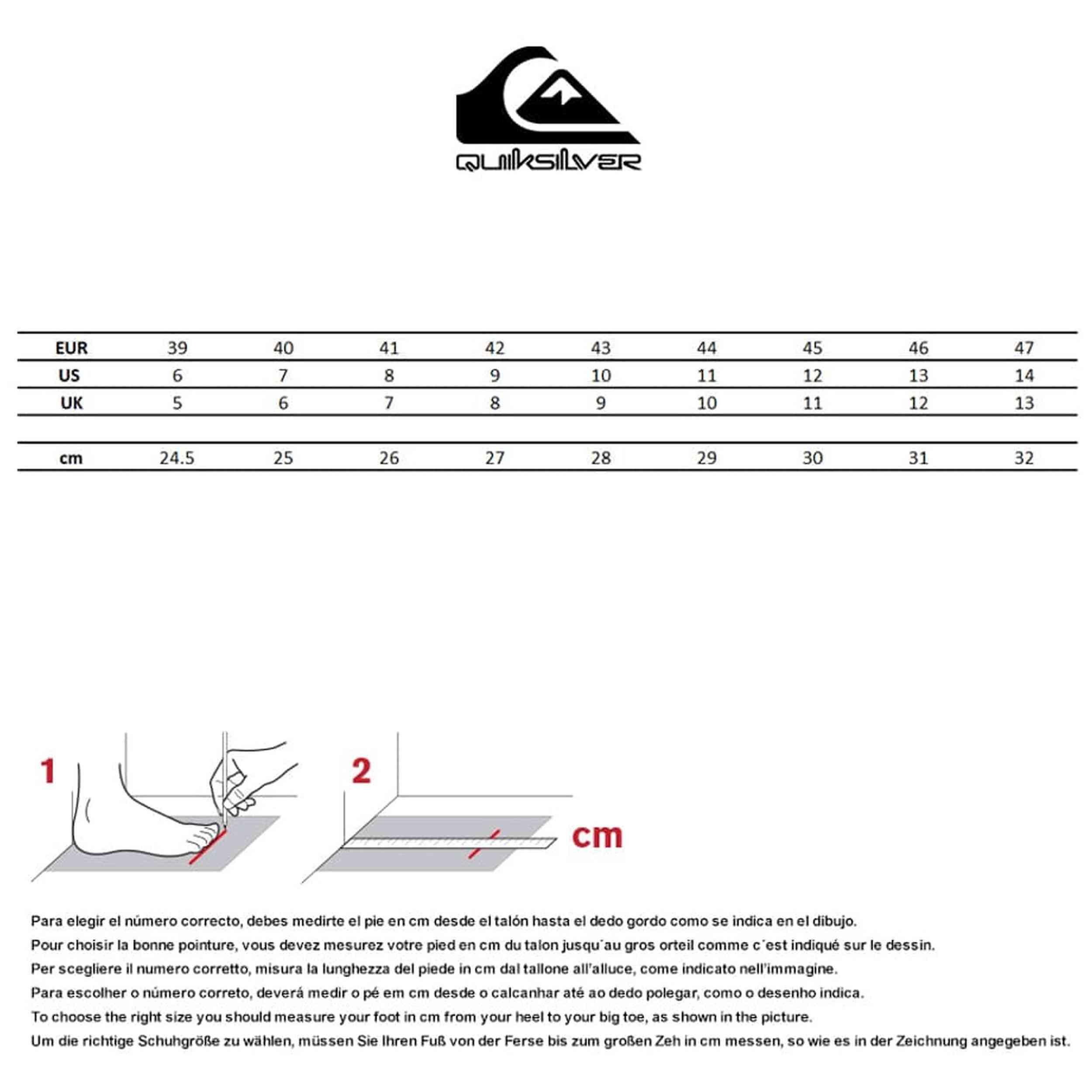 Infradito Quiksilver modello AQYL101431-BQV9 per uomini 5/5