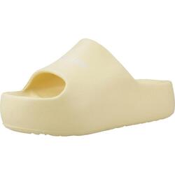 Claquettes Tommy Jeans Modèle Tjw Chunky Flatform Slid Couleur Blanc