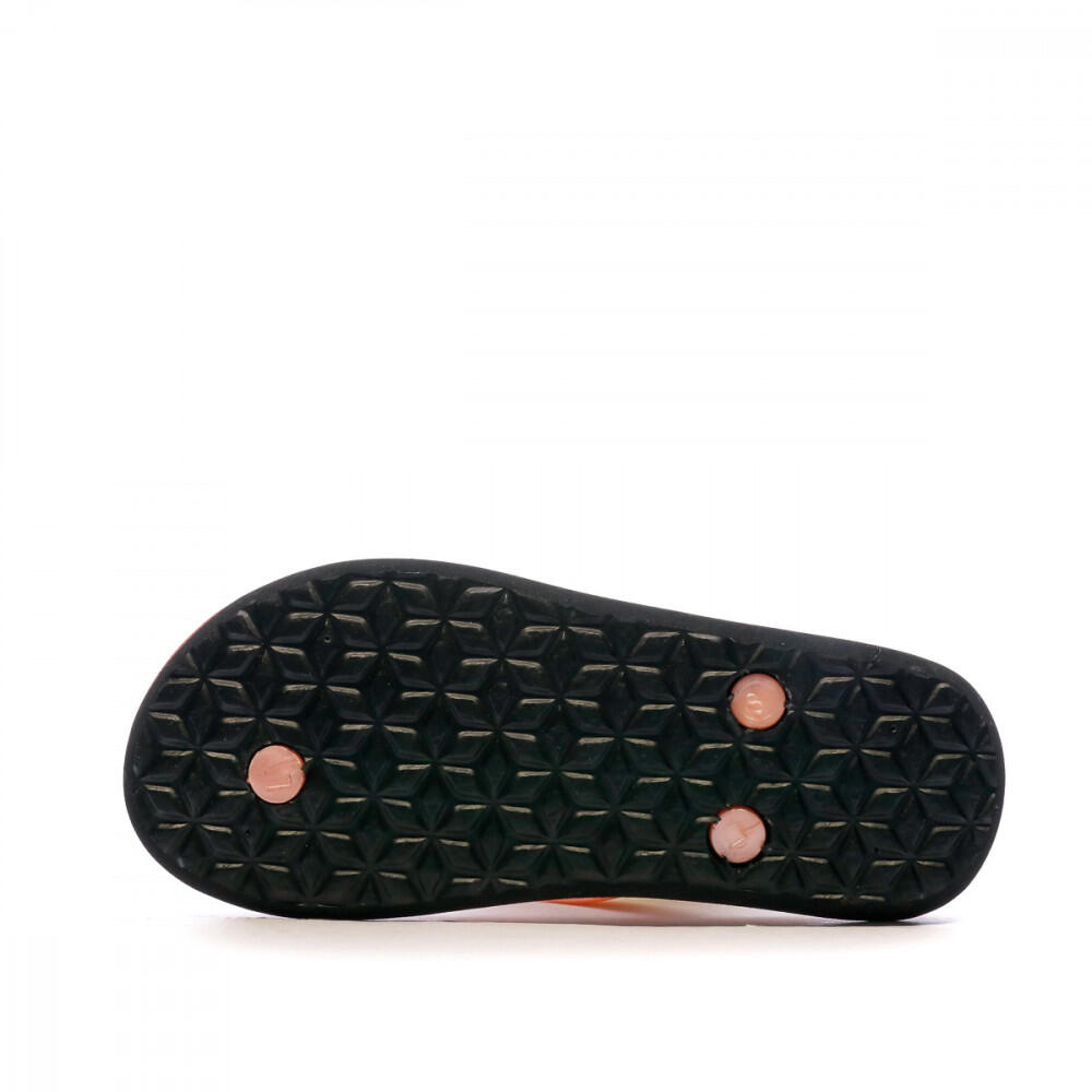 Tongs Marron et Corail Fille Kappa Mooney 2/4