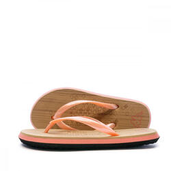 Tongs Marron et Corail Fille Kappa Mooney