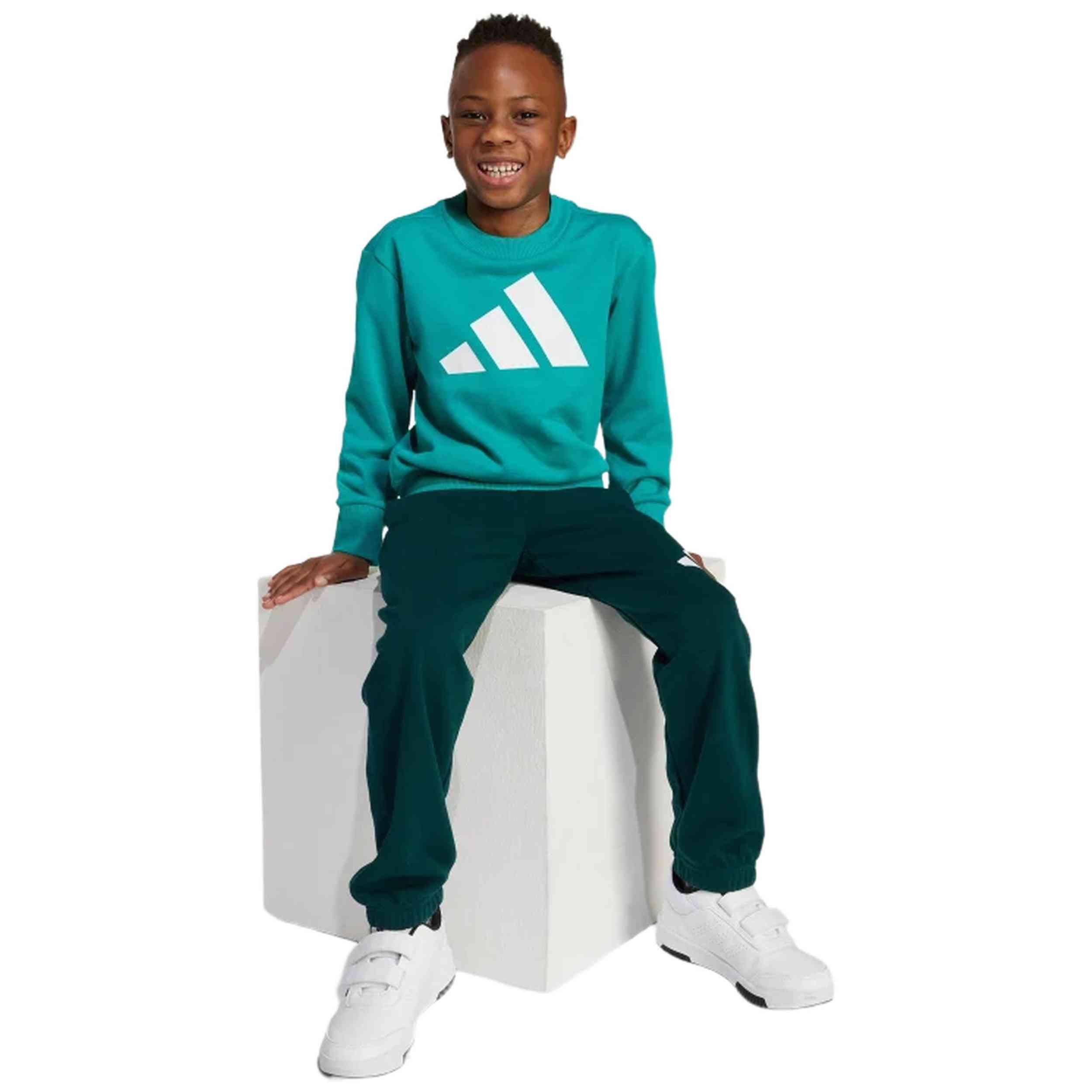 Fato de treino completo Adidas modelo JW2436 para crianças unissex 5/6