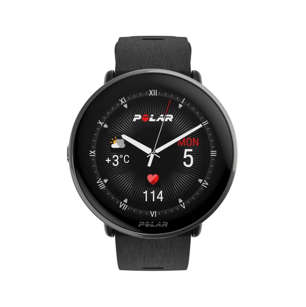 POLAR Sportwatch Fitness - GPS, analisi di attività e sonno - Ignite 3 Titanium Nero