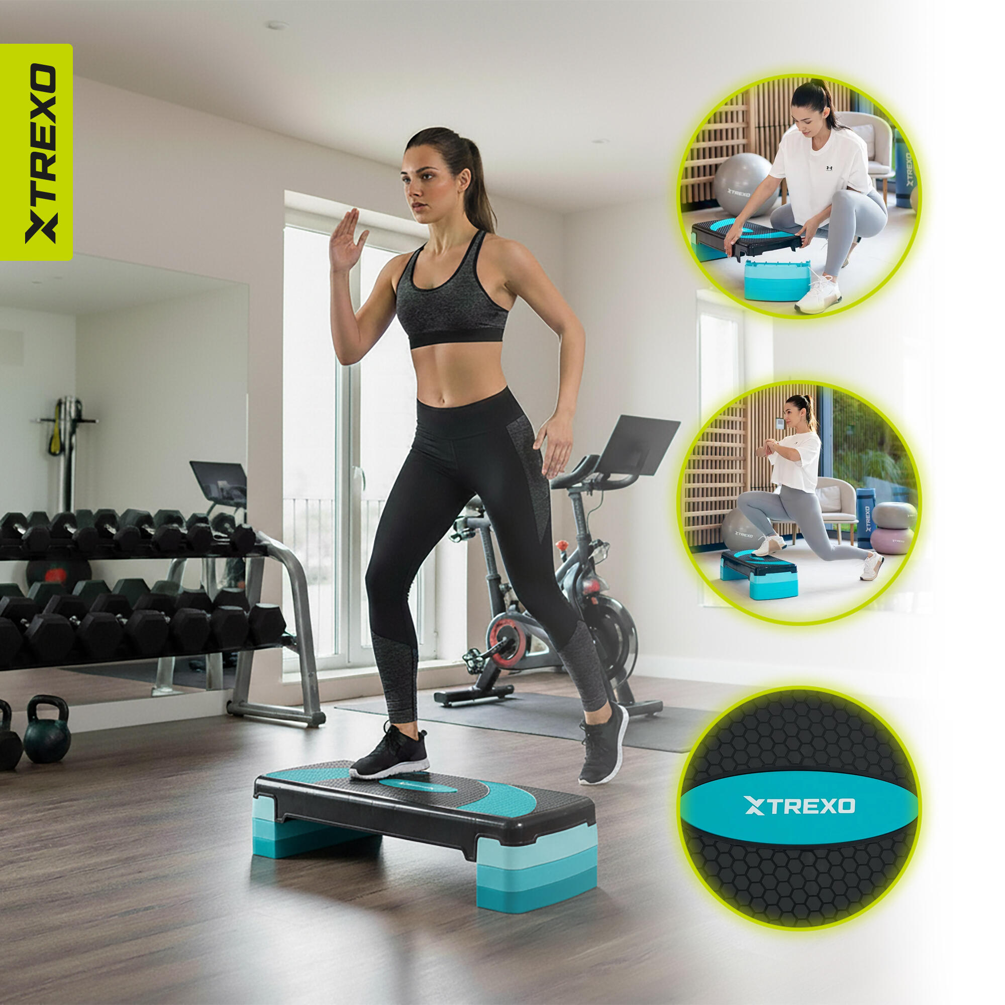 XTREXO TXO-B4W009 aerobicsstep 4/7