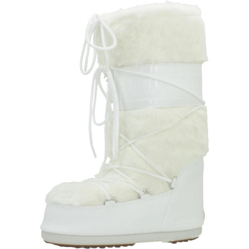 Boty Moon Boot Model Mb Icon Faux Barva Bílý