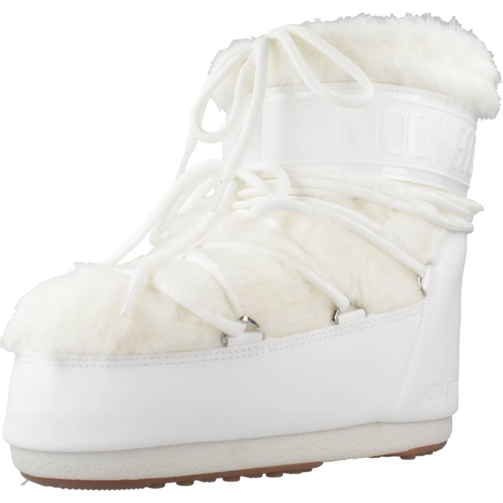 Buty MOON BOOT MB ICON LOW FAUX FUR Biały