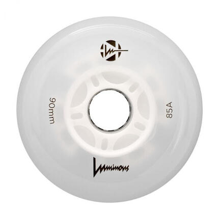 4 kółka do rolek fitness Luminous LED 84mm/85a świecące