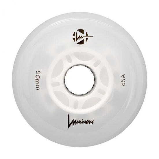 4 kółka do rolek fitness Luminous LED 84mm/85a świecące