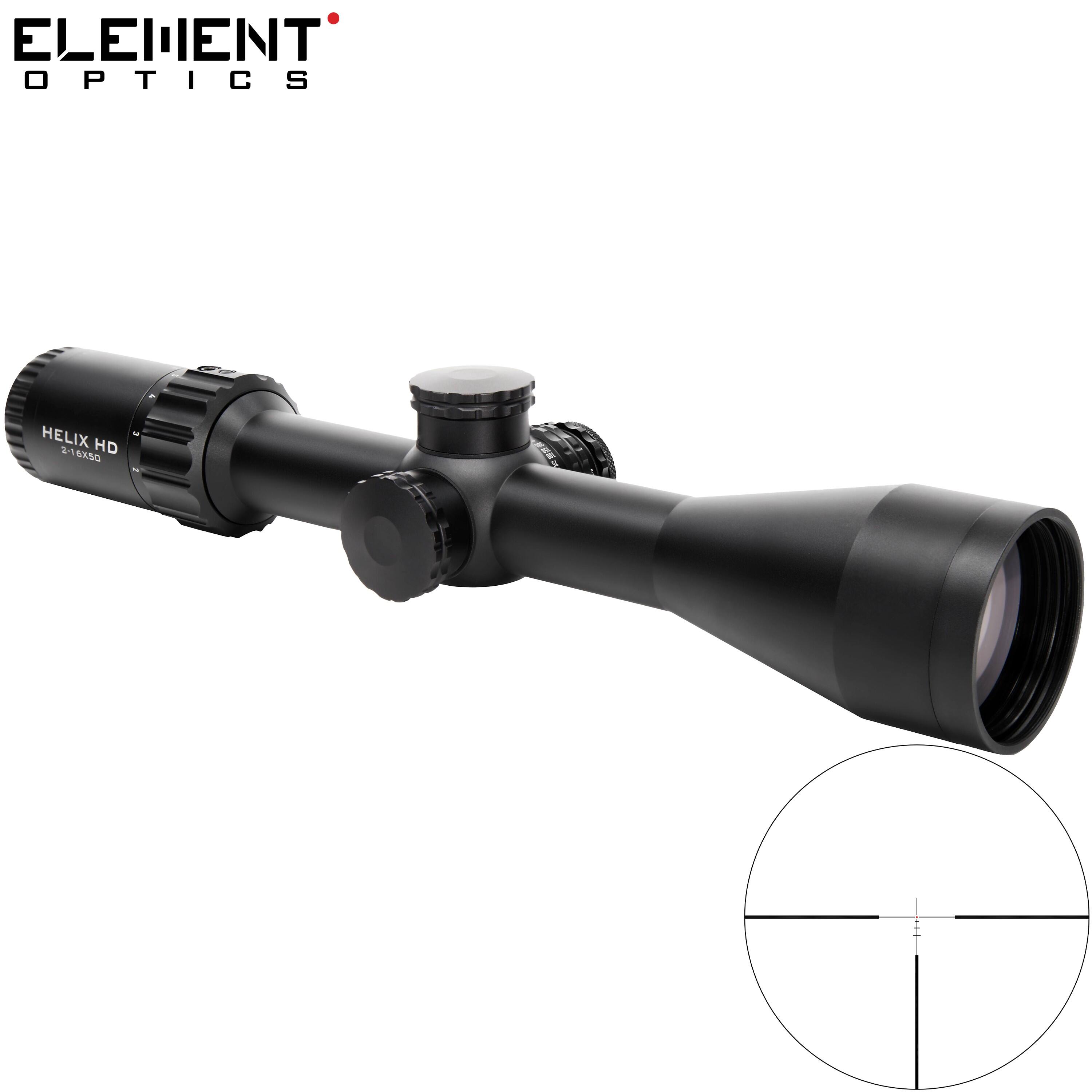 Ottica Element Optics Helix HD 2-16X50 SFP MRAD RAPTR-1 7/7
