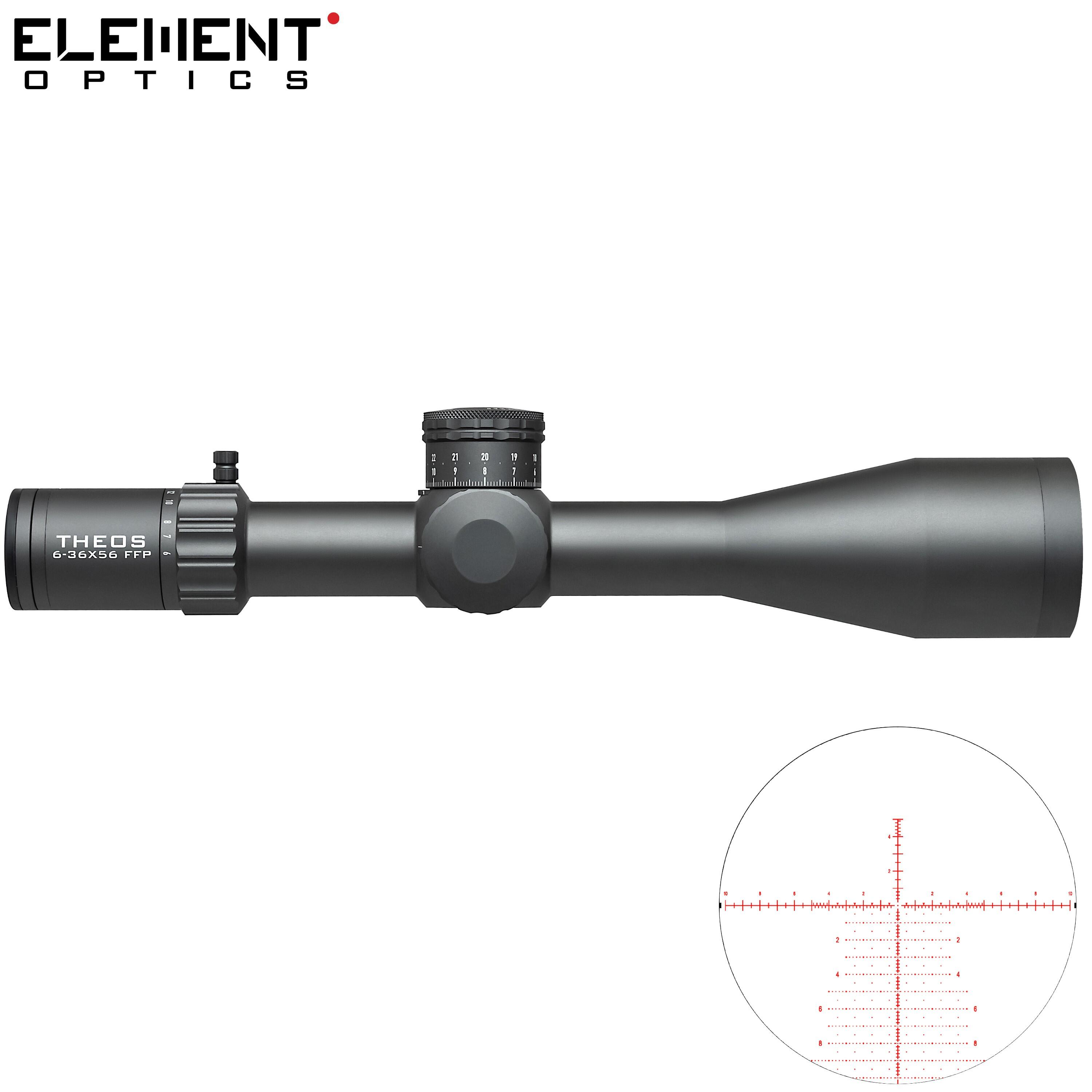 Visor Element Optics Theos 6-36X56 FFP MRAD APR-2D Grey 3/7