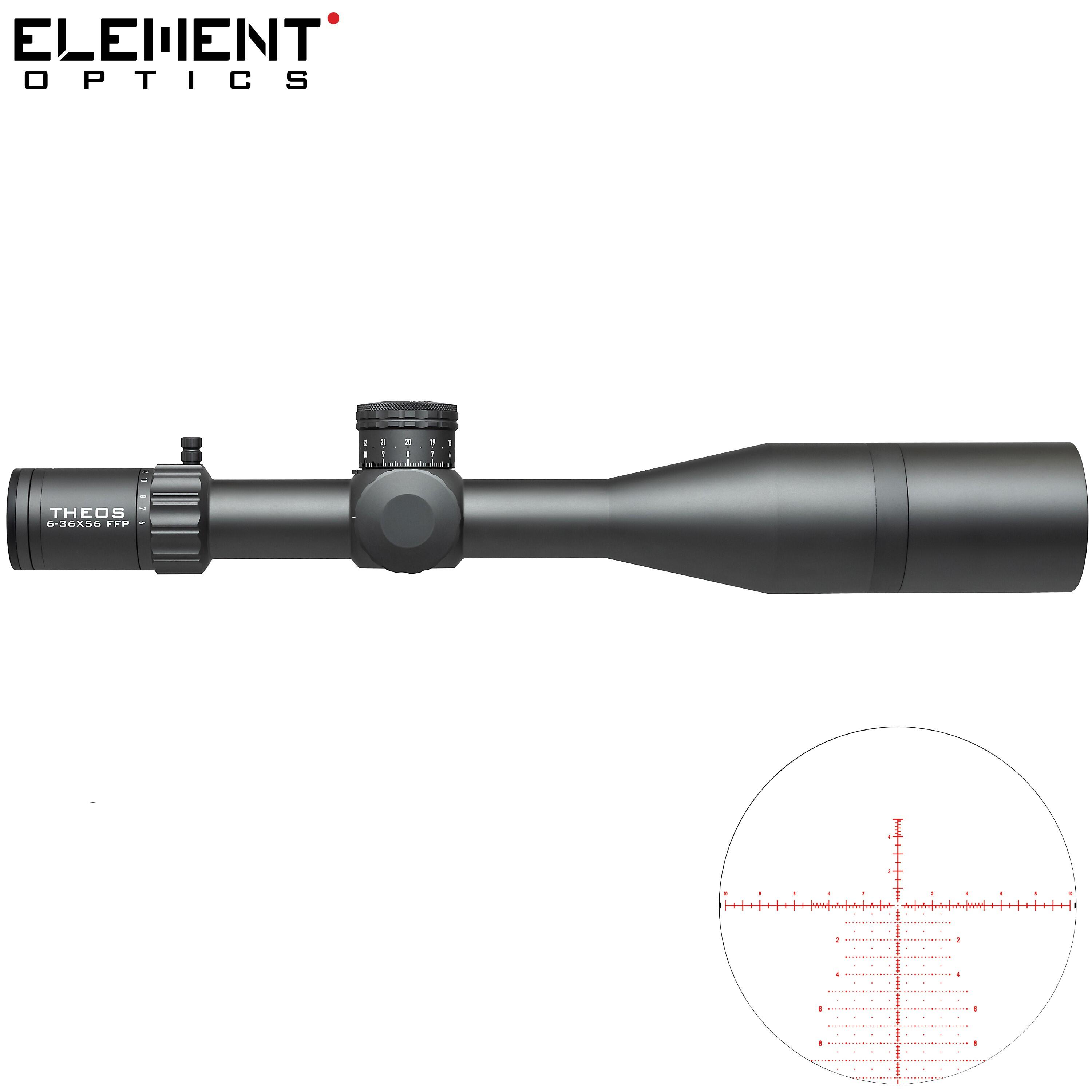 Visor Element Optics Theos 6-36X56 FFP MRAD APR-2D Grey 4/7