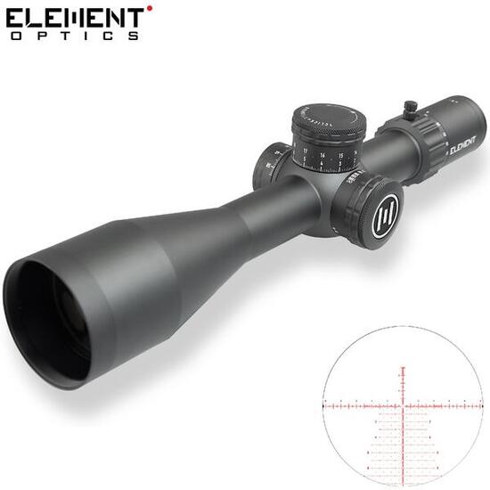 Lunette De Tir Element Optics Theos 6-36X56 FFP MRAD APR-2D Grey