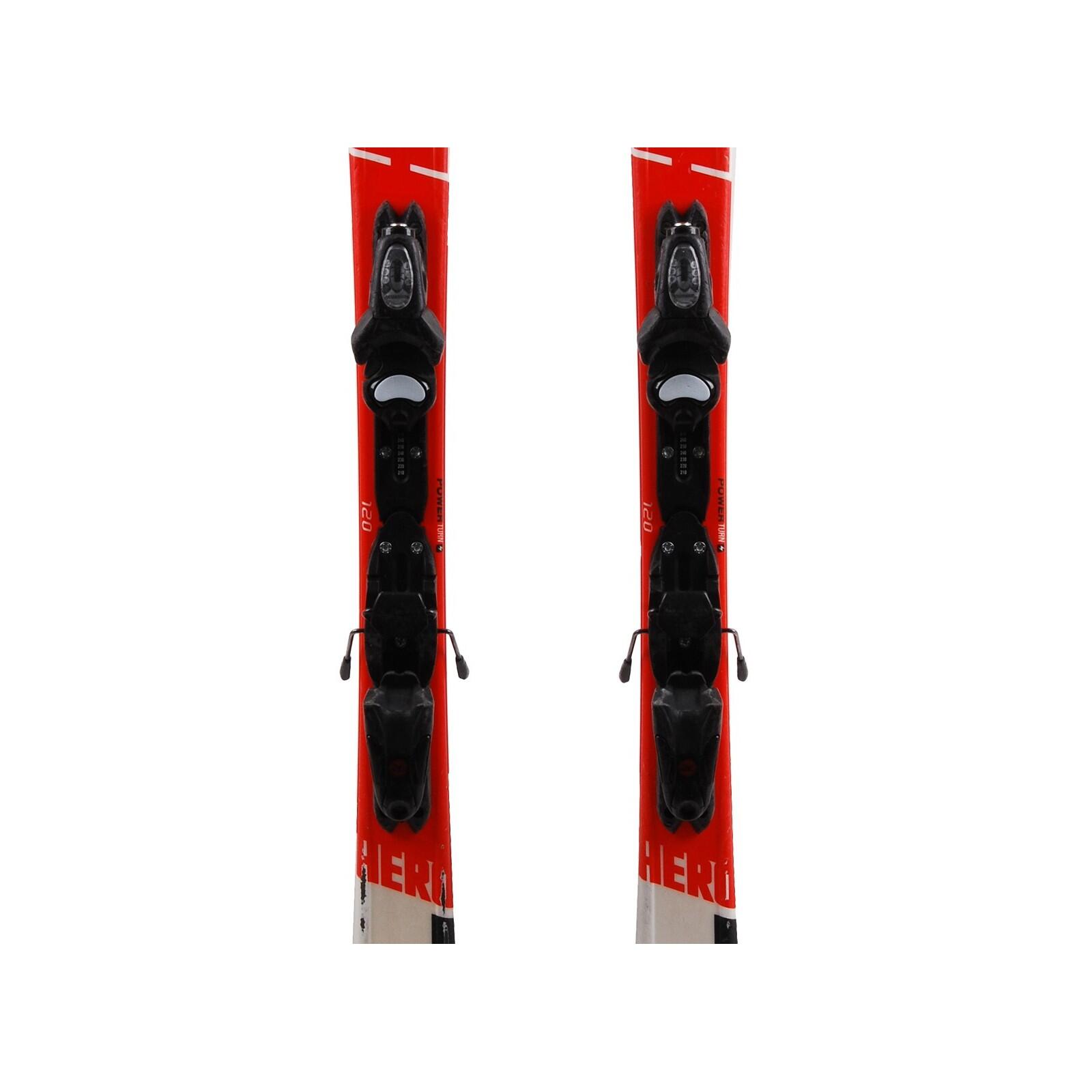 RECONDITIONNE - Ski Junior Rossignol Hero J + Fixations 3/4