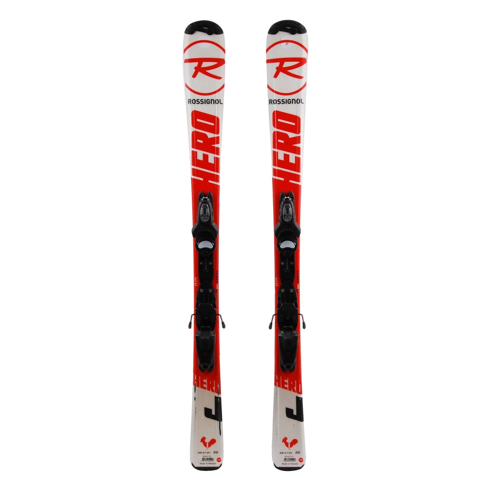 ROSSIGNOL RECONDITIONNE - Ski Junior Rossignol Hero J + Fixations