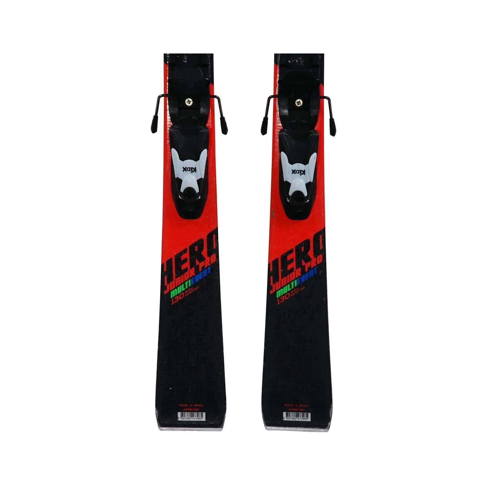 TWEEDEHANDS - Rossignol Hero Junior Pro Multi Event Gebruikte Ski + - JUIST 4/4