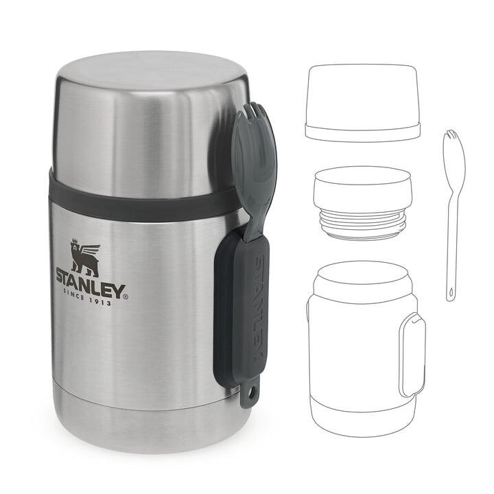 Dóza na potraviny z nerezové oceli STANLEY All-In-One  0,53 l 2/7
