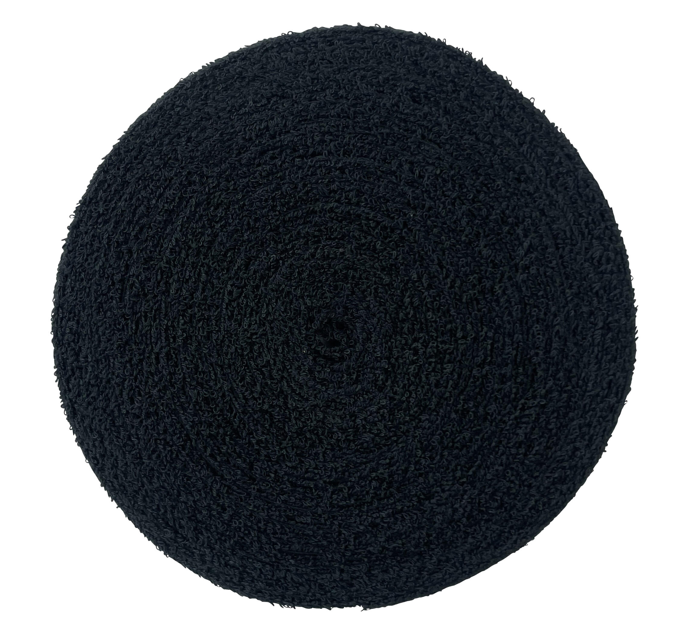 WISH TENNIS TOWELING GRIP 12M ROLL - BLACK