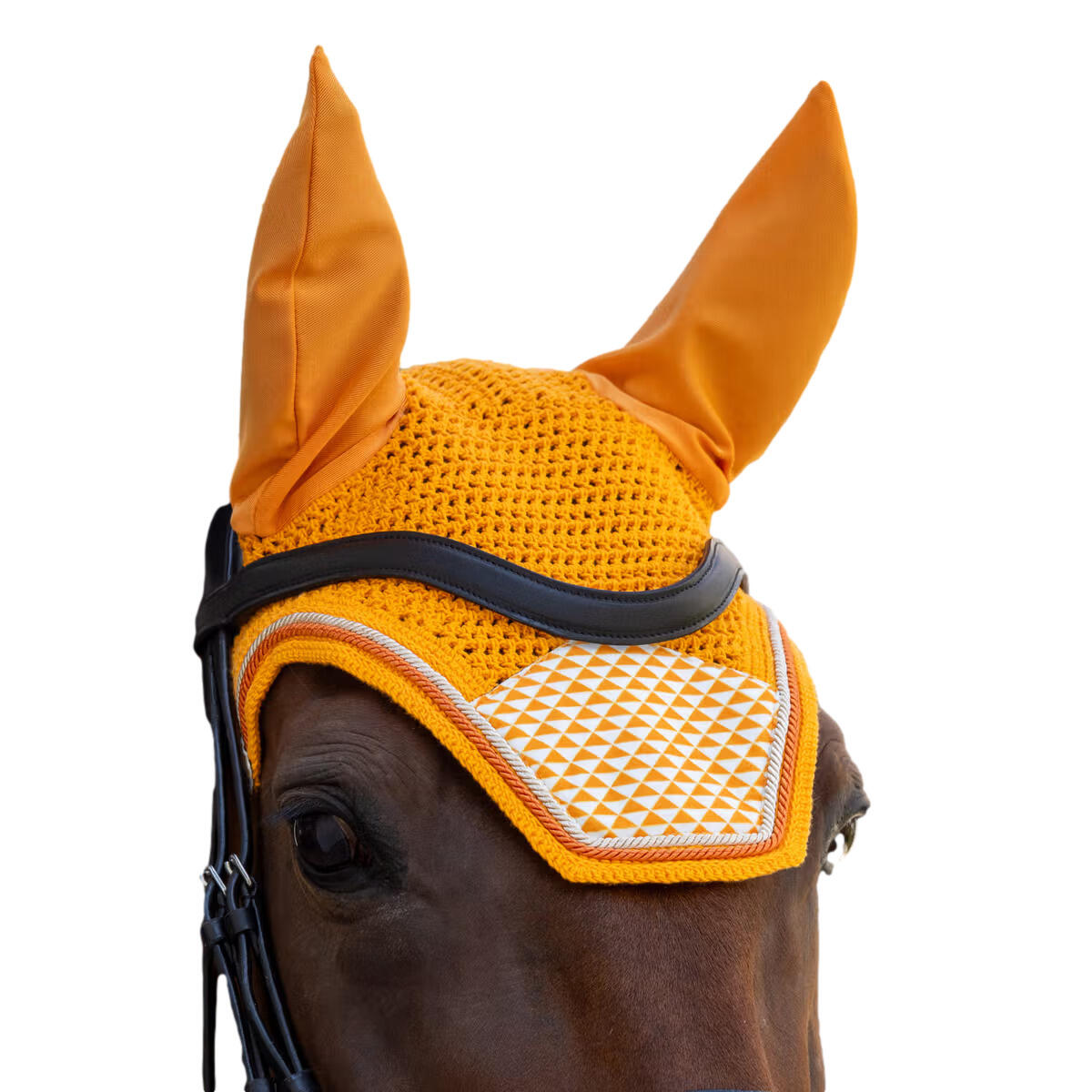 Bonete corto para caballo de terciopelo con estampados Kentucky Horsewear Wellin 2/3
