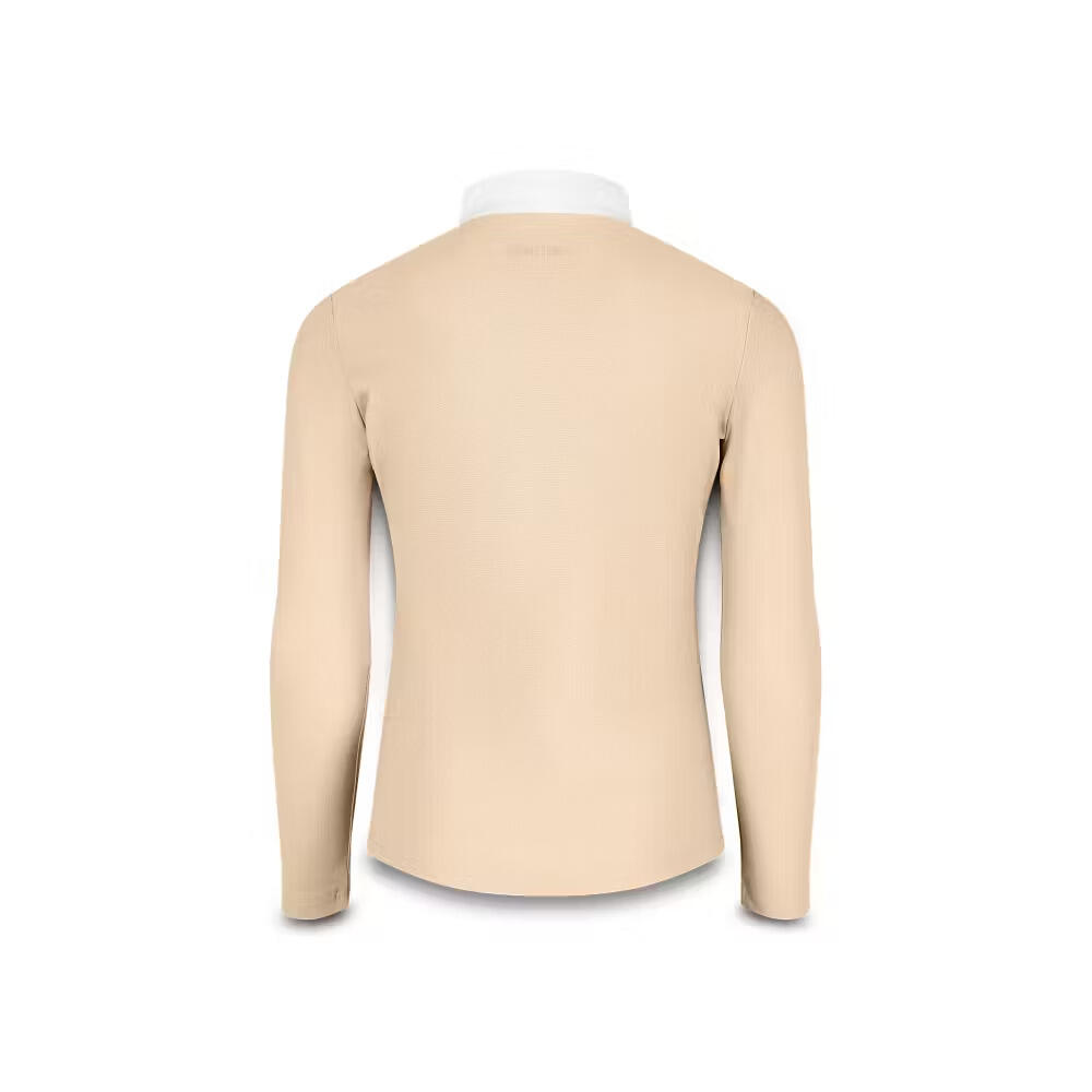 Langarm-Reit-Poloshirt, Mädchen Kentucky Tokyo 2/3