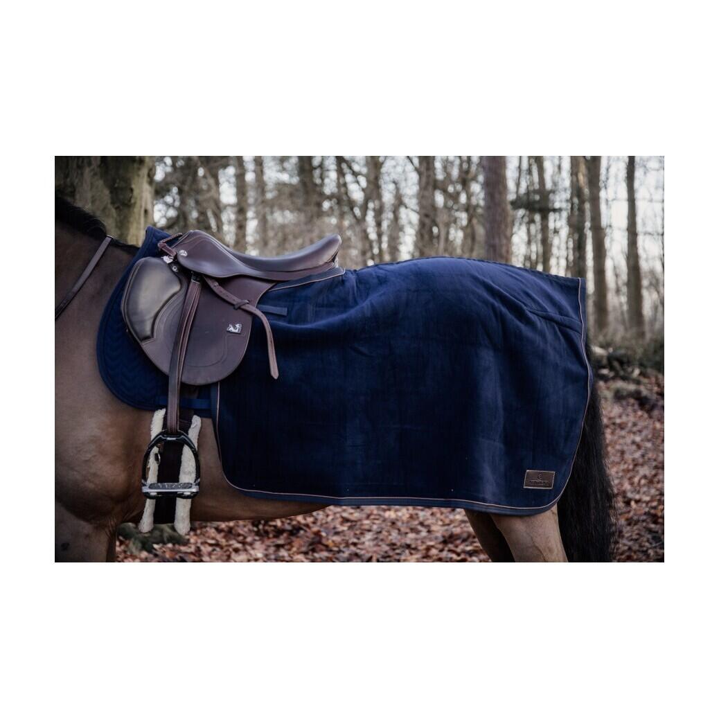 Couvre reins carré  heavy fleece marine medium 2/5