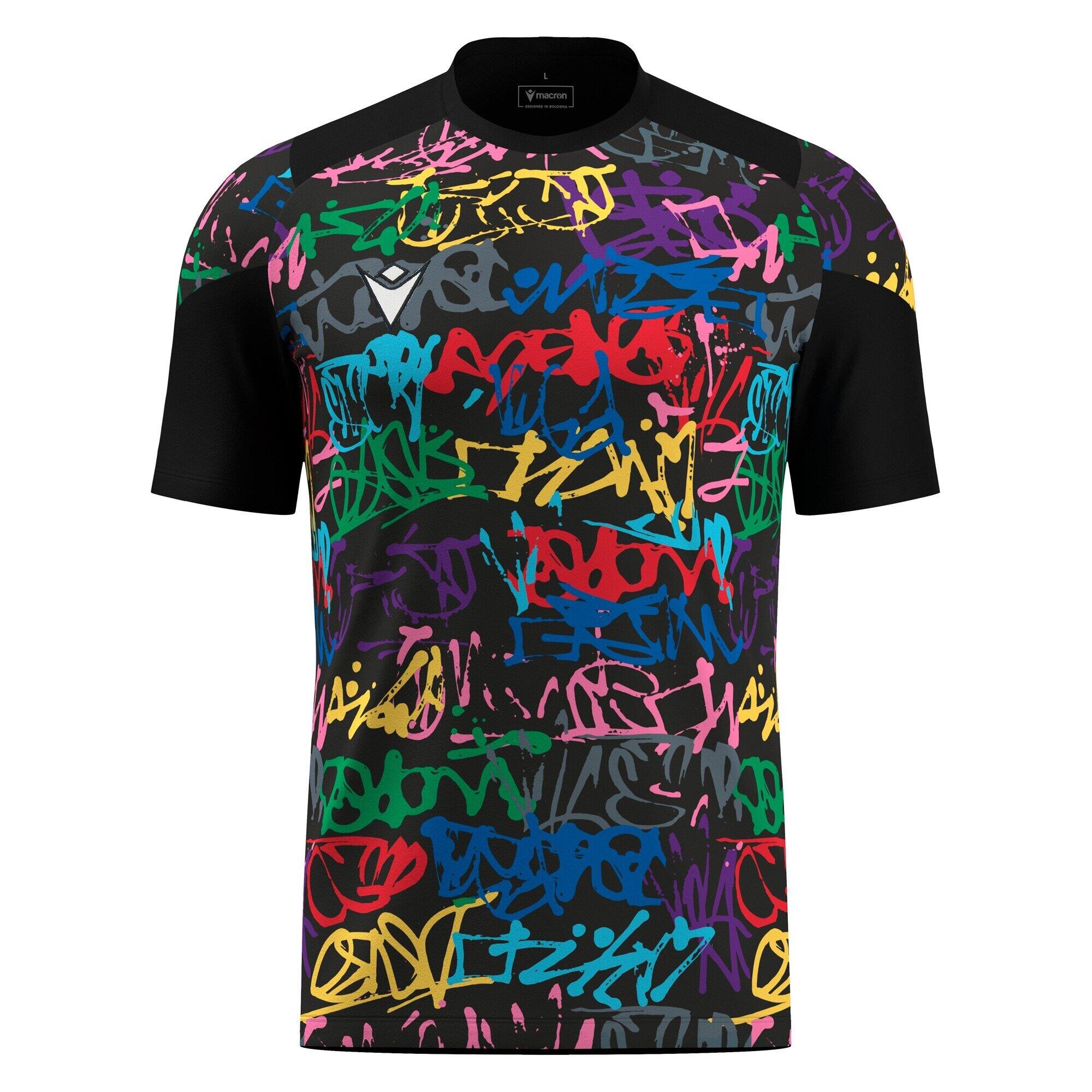 Macron - Maillot Enfant Macron Golem - Maillot Manches Courtes - Noir - 36 Xs - Decathlon