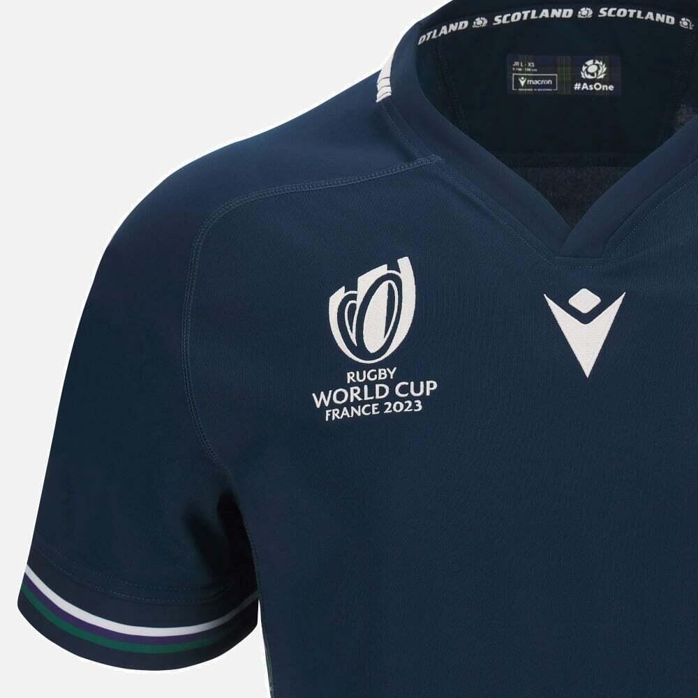 Maglia Home per bambini della Coppa del Mondo di rugby 2023 Écosse 4/5