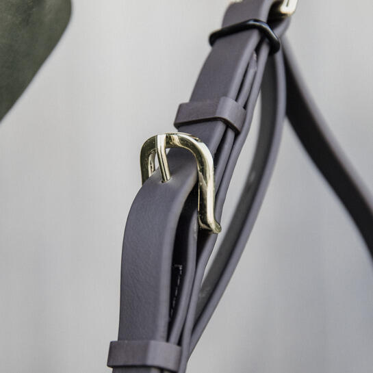 Longe équitation pour cheval de présentation cuir Kentucky 7/7