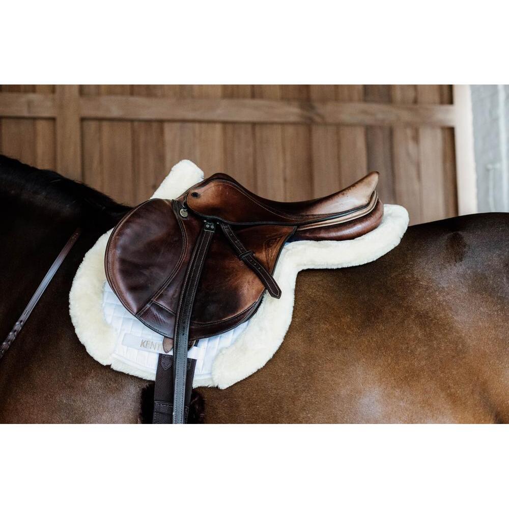 Zadeldoek Hunter vegan bont jumping naturel 2/6