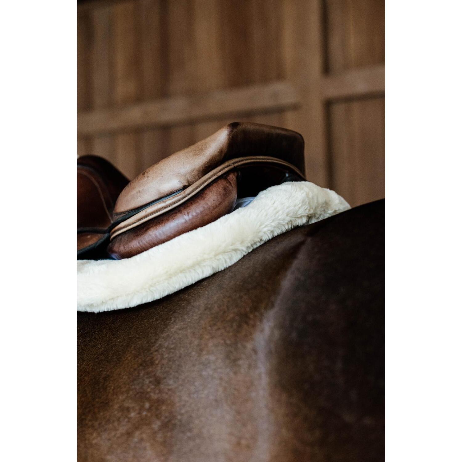 Zadeldoek Hunter vegan bont jumping naturel 6/6