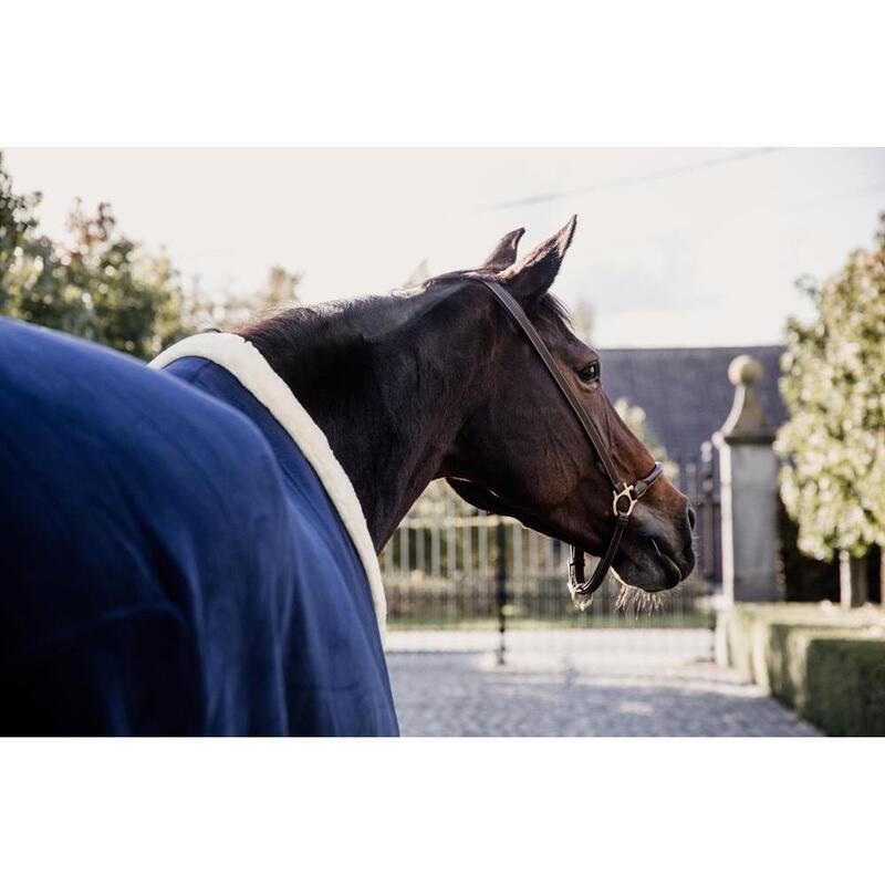 Kentucky Fleece Show Paardendeken Heavy Blauw -
