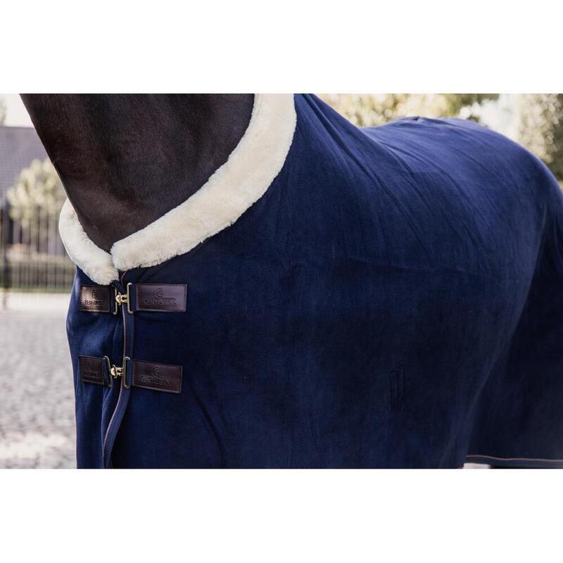 Kentucky Fleece Show Paardendeken Heavy Blauw -