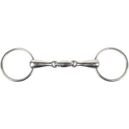 Mors 2 anneaux pour cheval double brisure Harry's Horse 20 mm