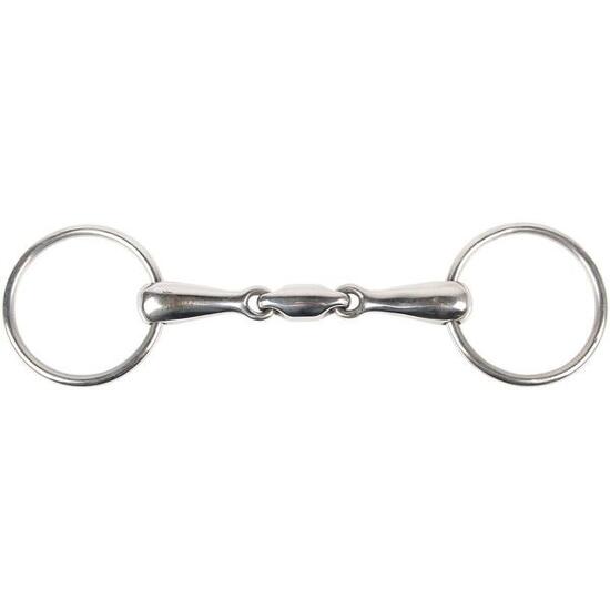 Mors 2 anneaux pour cheval double brisure Harry's Horse 20 mm
