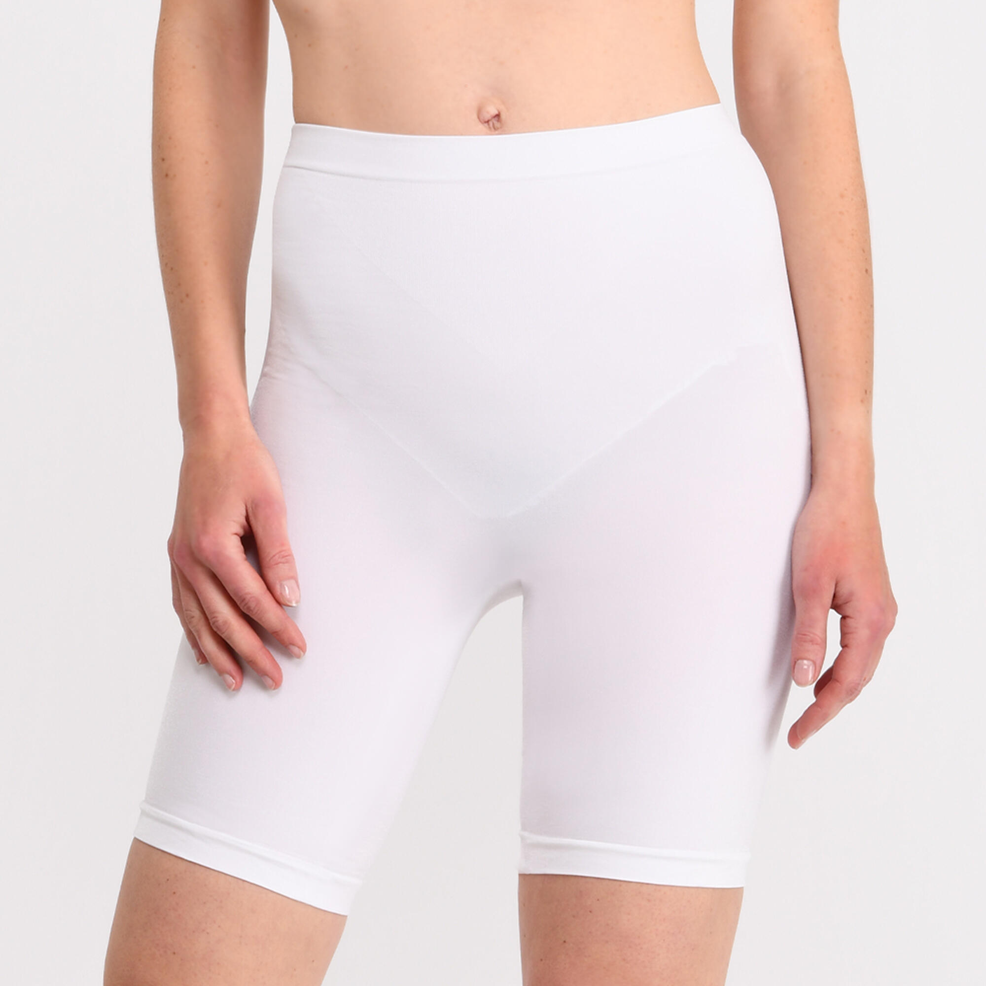 Skinup - Short Femme - Effet Sculptant- Compression Ferme - Skinup Sport - Short - Blanc - Decathlon