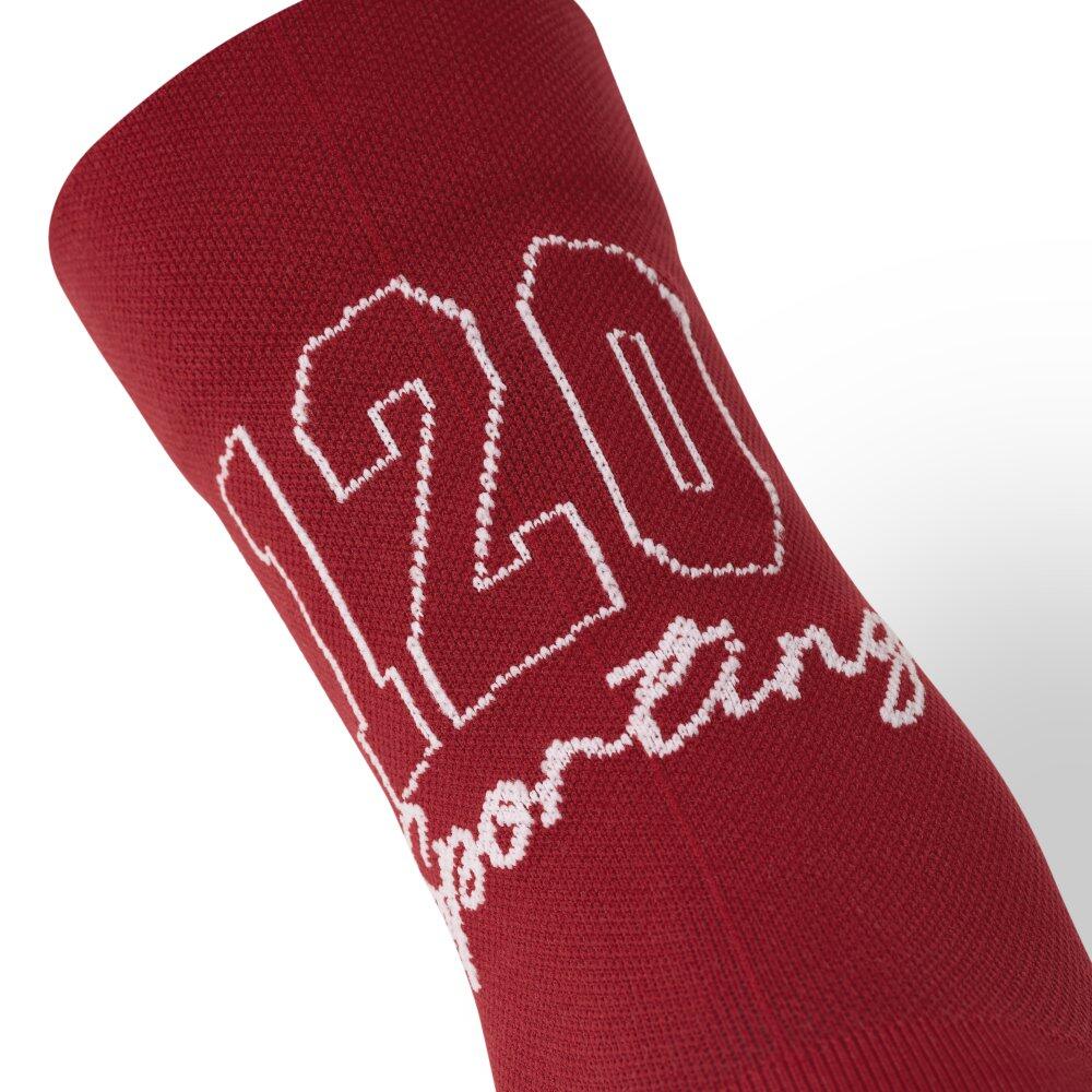 Meias de cano médio do 120º aniversário do Real Sporting de Gijón Homem e mu 3/6