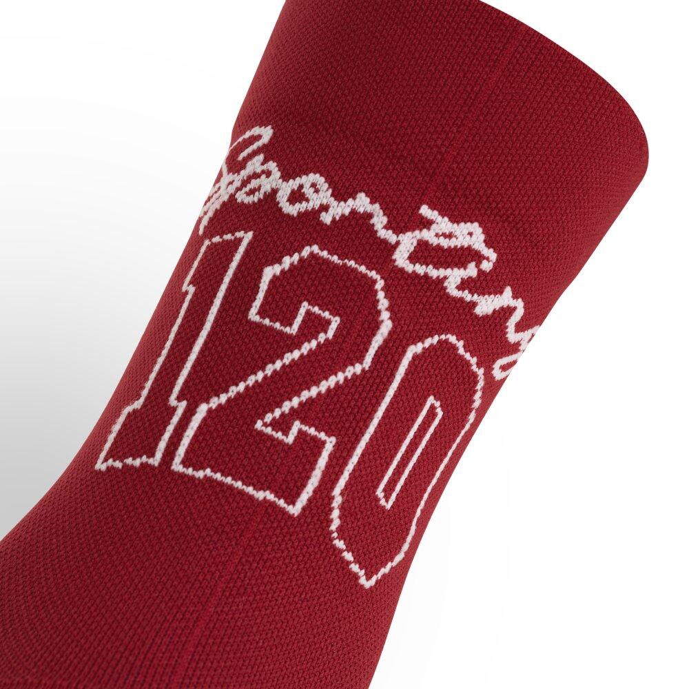 Meias de cano médio do 120º aniversário do Real Sporting de Gijón Homem e mu 4/6