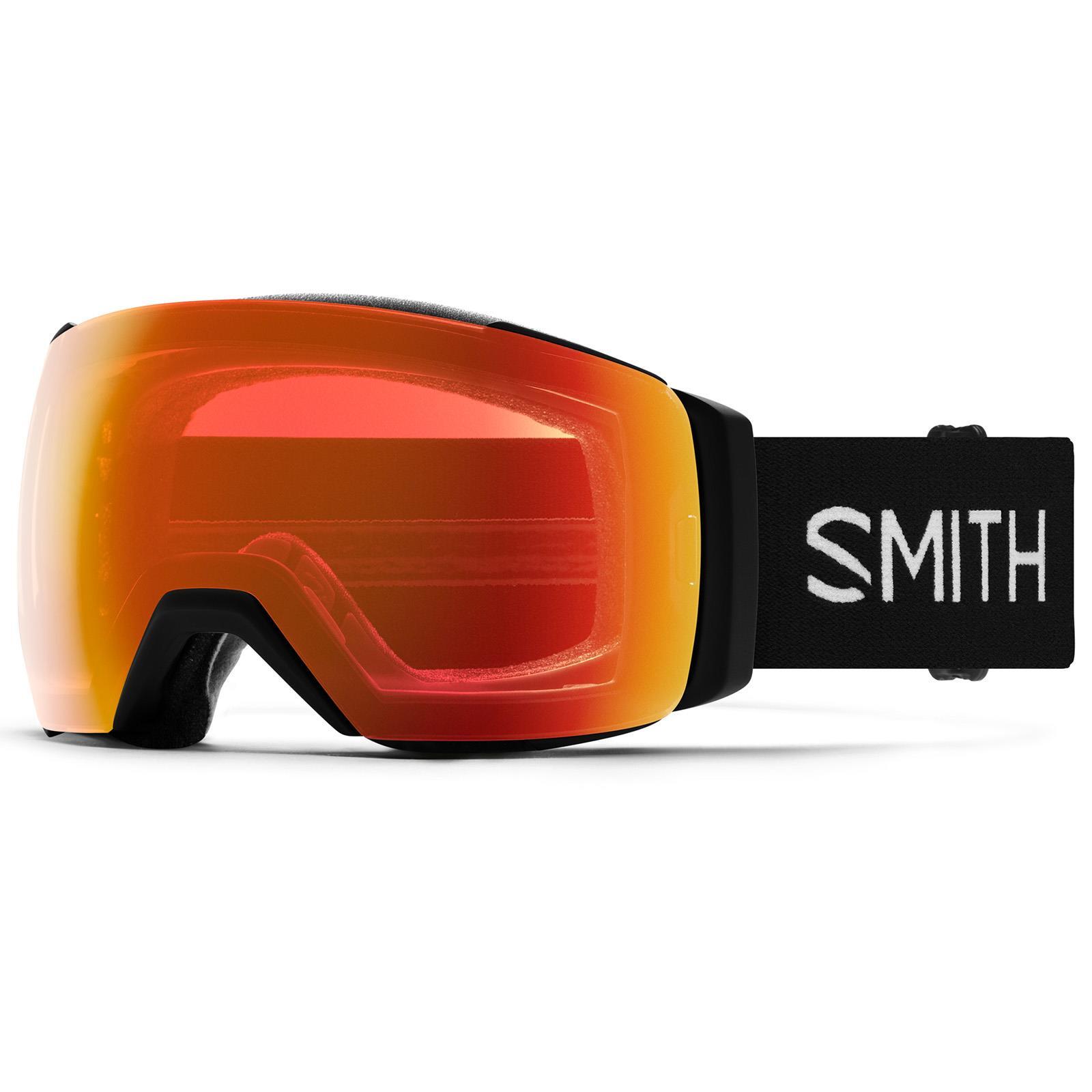 Smith Ski Goggles I/O Mag XL 0JX MP Black ChromaPop Everyday Red
