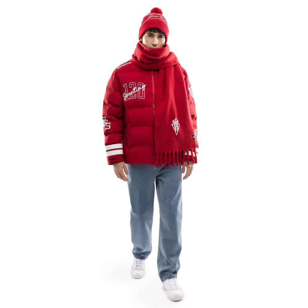 Doudoune homme 120ᵉ anniversaire Real Sporting de Gijón SC120 El Bibio Red Ro 3/7