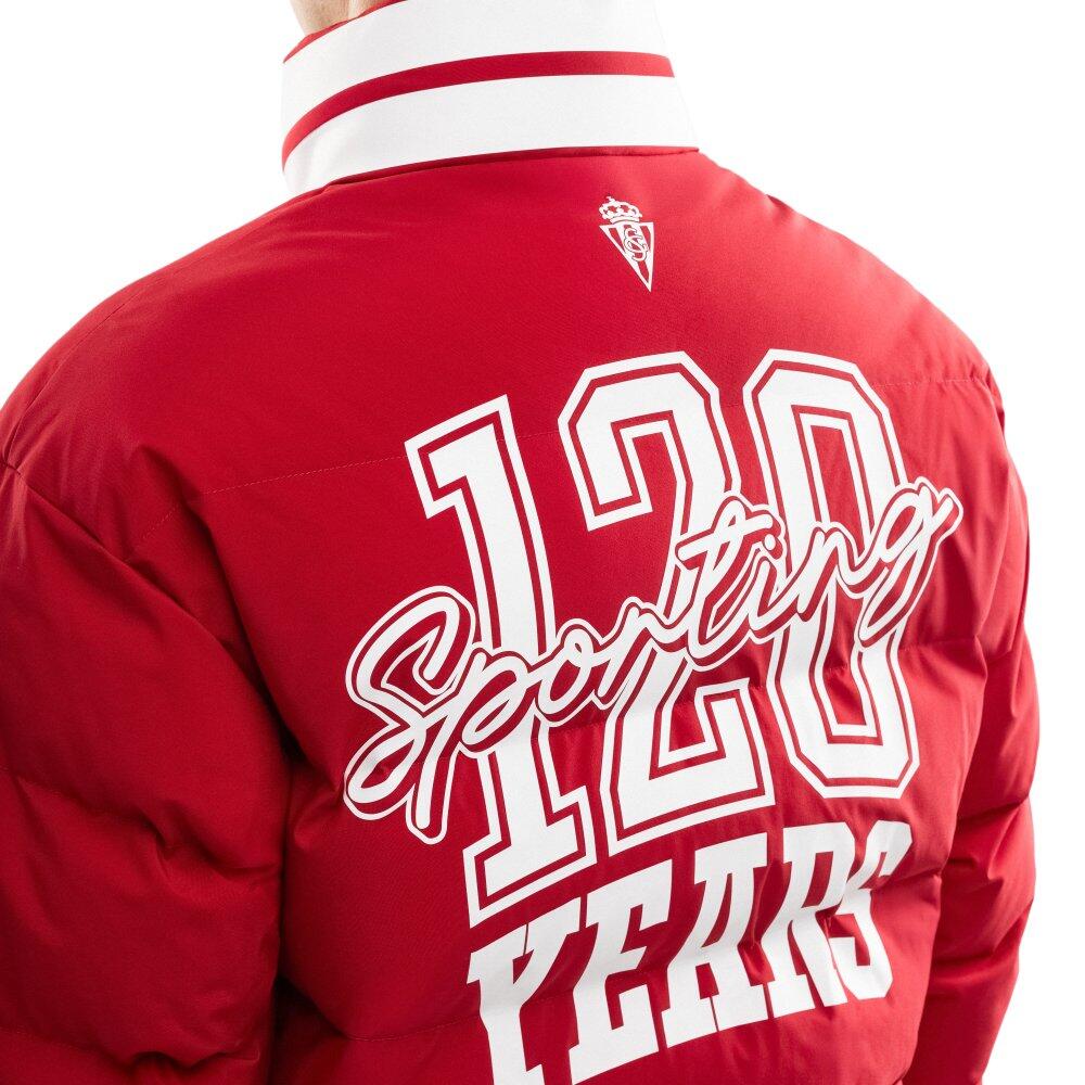 Doudoune homme 120ᵉ anniversaire Real Sporting de Gijón SC120 El Bibio Red Ro 4/7