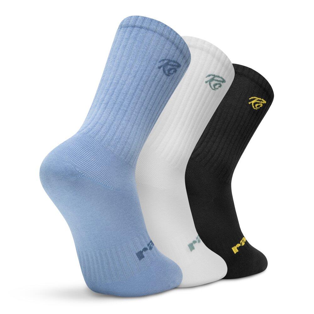 Pack de 3 pares de meias de algodão Rayo Club Lifestyle Homem e mulher RC Tackl 2/6